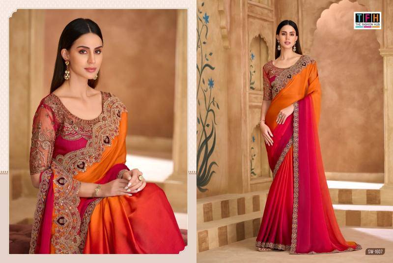 Tfh sandal wood vol-16 Bulk saree dealers in India